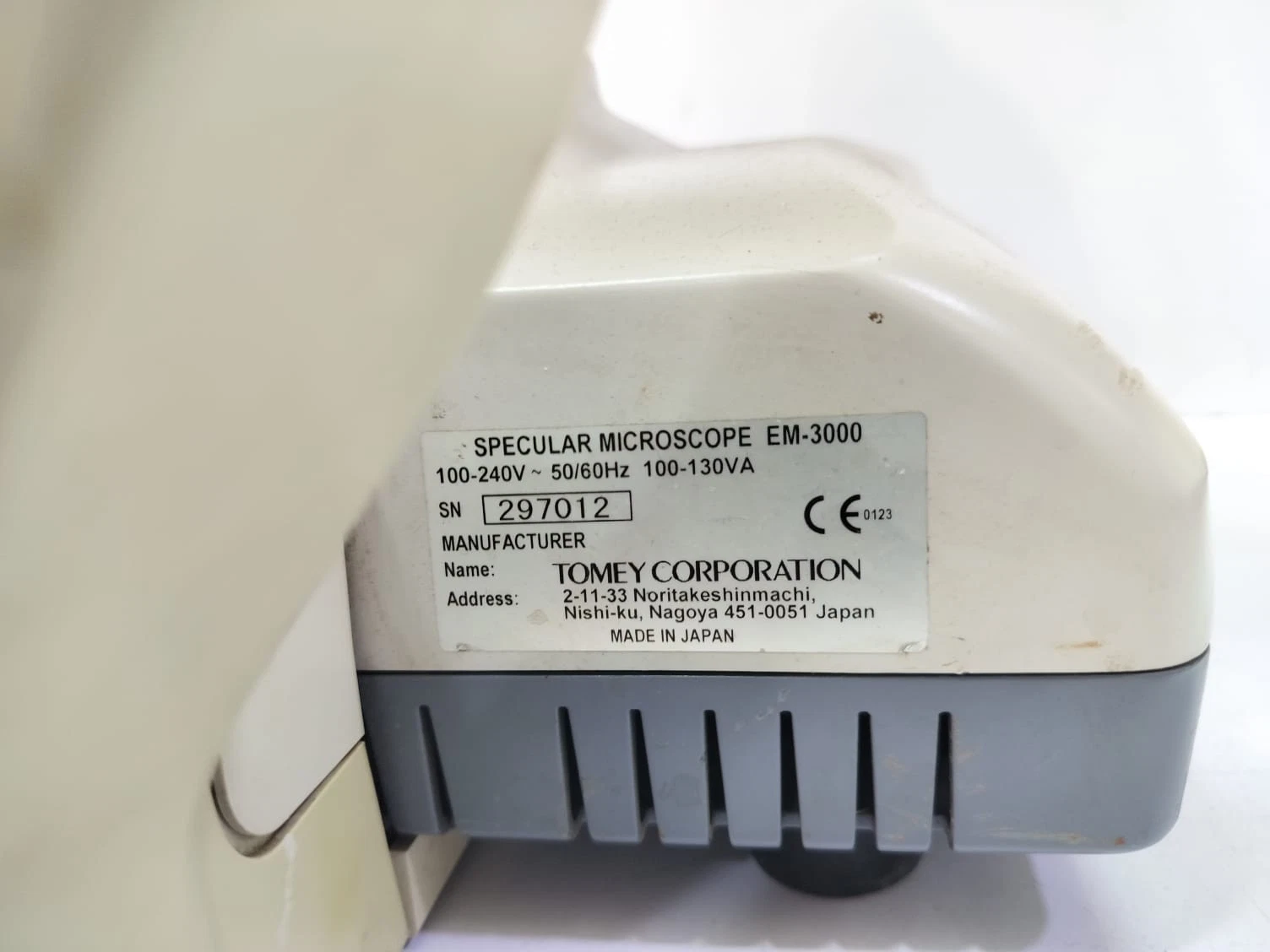 Tomey EM-3000 Specular Endothelial Microscope Parts image 11