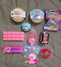 Pink Squishy Bundle Lot. Brand new in package. 10 items