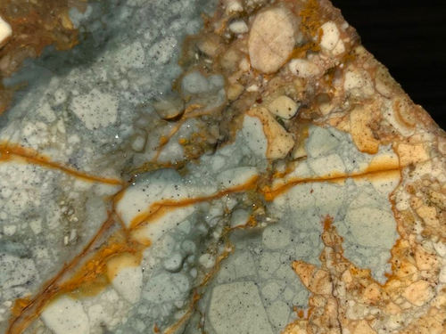 Owyhee Rocky Butte Picture Jasper 5.25"x 4.5" Lapidary Rough Slab Cabbing R6 - Picture 11 of 18