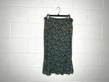 Vintage Choices Floral Pattern Midi Skirt
