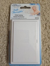 LectraLock Child Safety Outlet Protector - Flat Style - White