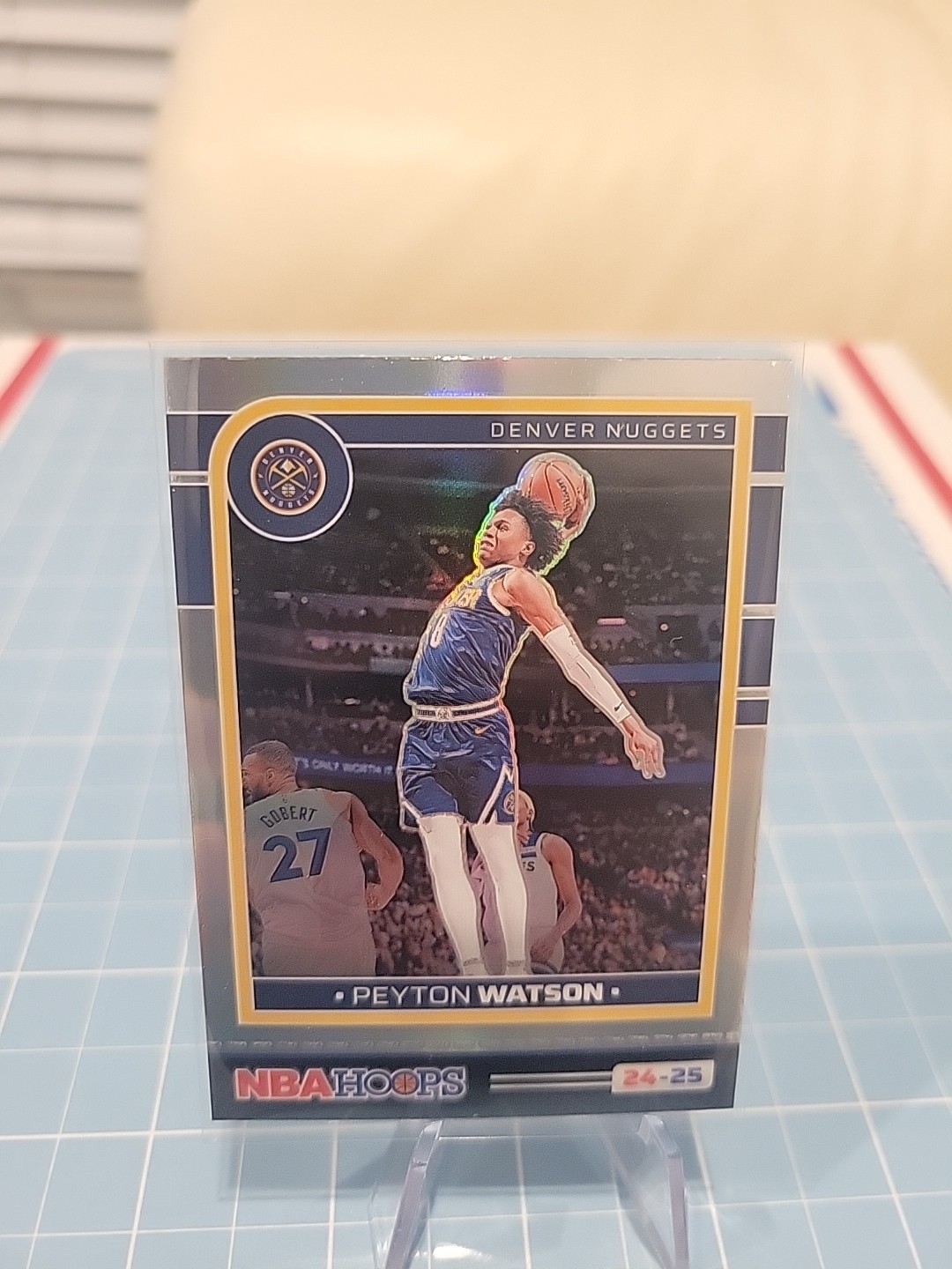 2024-25 Panini Nba Hoops - Peyton Watson #73 Silver Prizm