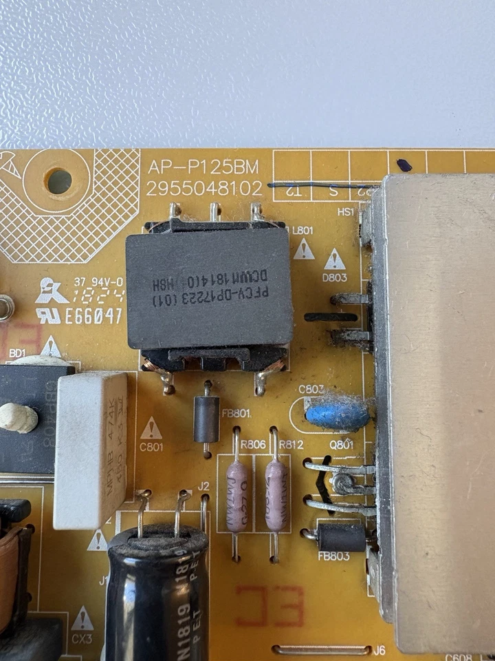 FONTE DE ALIMENTAÇÃO AP-P125BM 2955048102 para Led Tv Grundig 40 VLX 7810 BP - Imagem 2 de 4
