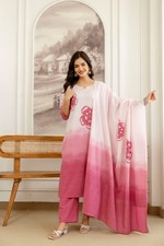 Fully Readymade Indian Designer Women's Kurta Palazzo Dupatta For wedding Wear