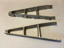 Pair Smith Miller Smitty Rough Cast Aluminum 9.5” Trailer Frames - Parts