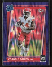 Cornell Powell 2021 Donruss Optic #240 Purple Shock Kansas City Chiefs