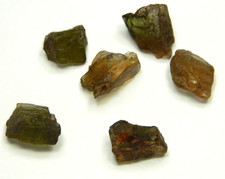 Andalusite Natural Rough Gems 9.00g 6 Pcs Lot...