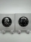 🗽90% silver 2 coin proof lot 1962 Franklin & 1964 Kennedy .50c GEM 💥