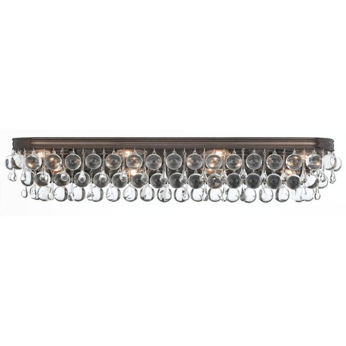 Crystorama 134-VZ Calypso Bathroom Vanity Light Vibrant Bronze