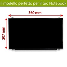 Écran LCD LED 15.6" Slim Pour Notebook HP 250 G4 - Remplacement Compatible Acer/ASUS - Ref N0Z91EA#ABZ