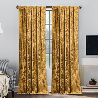 Blickdicht Vorhang Samt Dekoschal Velvet Fensterdekoration Verdunklung Ösen DE