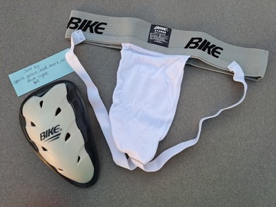 Men's XL BIKE Athletic Performance Adult Strap Supporter, Gray Proflex 2 Cup