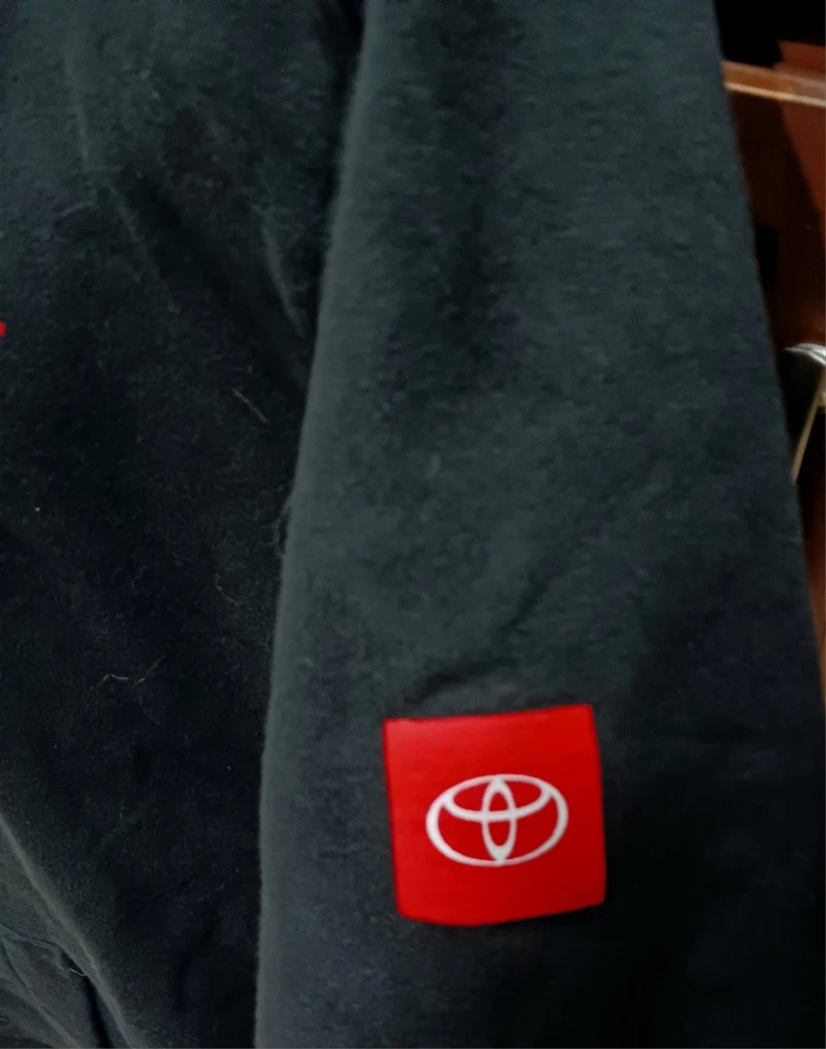 TRICON Garage Toyota Team Issued 2XL Hoodie Shirt NASCAR Heim Gray Breidinger - Image 3 of 4