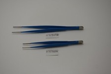 DEBAKEY TISSUE FORCEPS 8" 6.25 " 2MM TIP INSULATED  2 PCS SET 