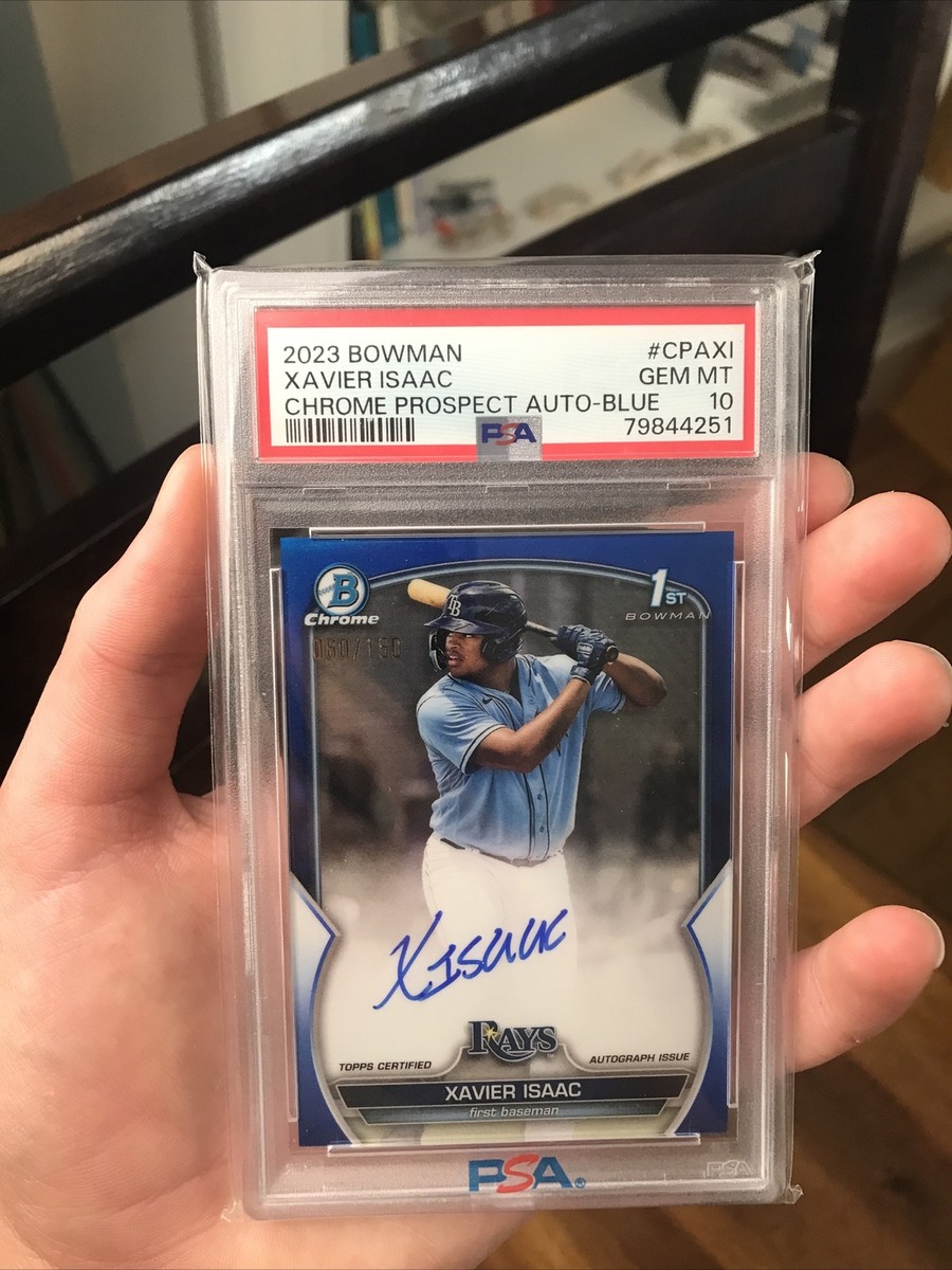 2023 Bowman Xavier Isaac 1st Blue Refractor Auto /150 PSA 10 | eBay
