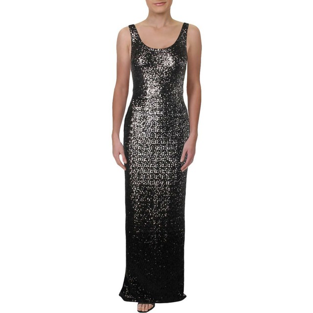ralph lauren black formal dress