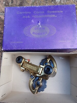 Gian Robert Competition Gold Rear Derailleur L'Eroica Colnago Nib New In 