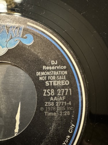 David Johansen - Funky But Chic Bw The Rope (The Let Go Song) PROMO 45 U/min sehr guter Zustand + - Bild 5 von 6
