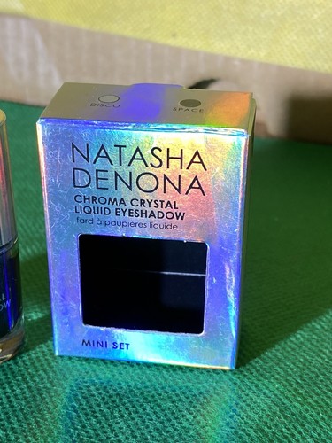 Natasha Denona Chroma Crystal Liquid Eyeshadow Mini Set 🦋 Disco & Space NIB - Picture 6 of 24