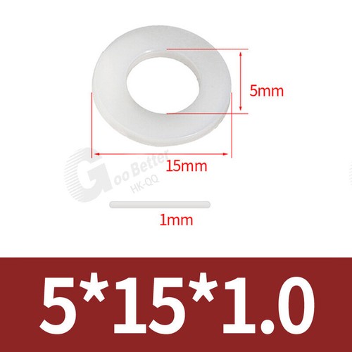 Unterlegscheiben DIN 125 Kunststoff Polyamid PVC M2 - M24 Beilagescheibe ISO7089 - Bild 44 von 121