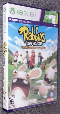 Rabbids Invasion - Interactive TV Show XBox 360 - Requires KINECT - NEW