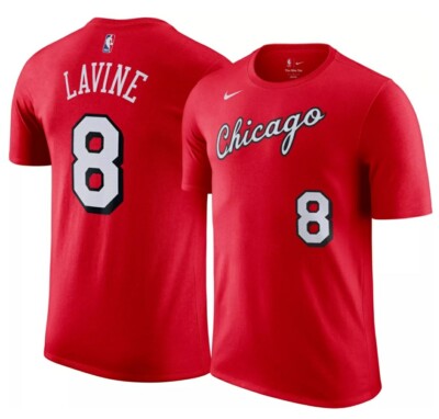Nike NBA 2021-22 City Edition Chicago Bulls Zach LaVine #8