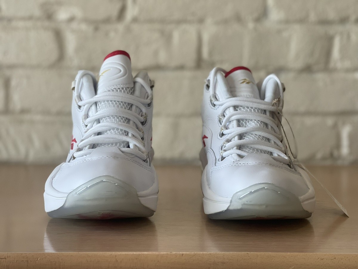 Reebok Question Mid バスケットシューズ Reebok Question Mid Dr J Allen Iverson Basketball Shoes GS Size 7