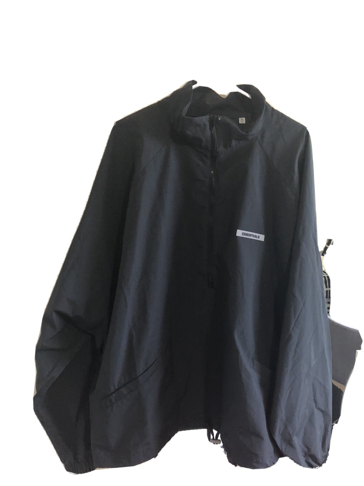 essentials half zip jacket