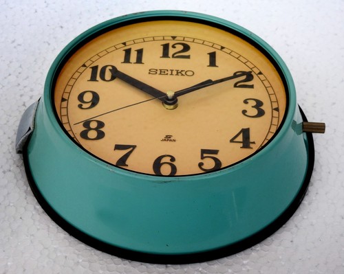 Vintage Seiko Slave Maritime Wall Clock Nautical Ship Navigation Quartz Japan - Picture 18 of 37