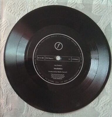 Joy Division Komackino/Incubation Flexi Disc Unplayed From New June 1980 FAC 28