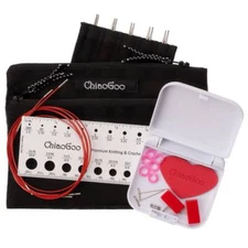 ChiaoGoo TWIST 5-Inch Stainless Steel Red Lace Interchangeables Knitting Needles