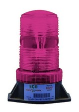 B1L240 220V 240V PINK LED NON-FLASHING STEADY-ON WARNING LIGHT SMALL BEACON