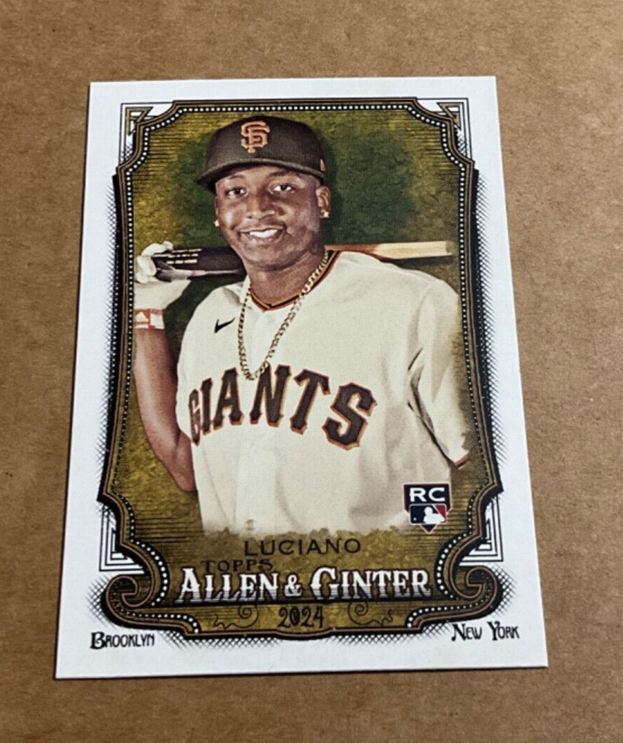 2024 Topps Allen & Ginter # 79 Marco Luciano Rookie San Francisco Giants