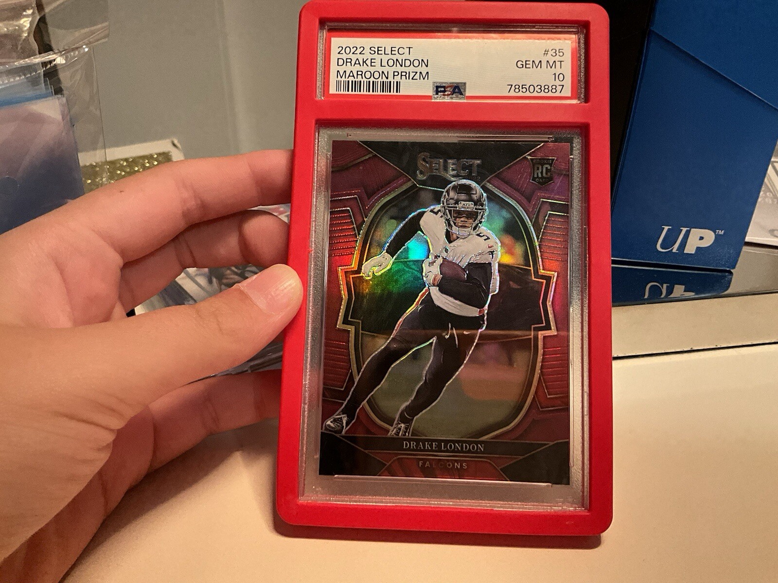 2022 Select Concourse Maroon Prizm /149 Drake London #35 PSA 10 GEM MT Rookie RC