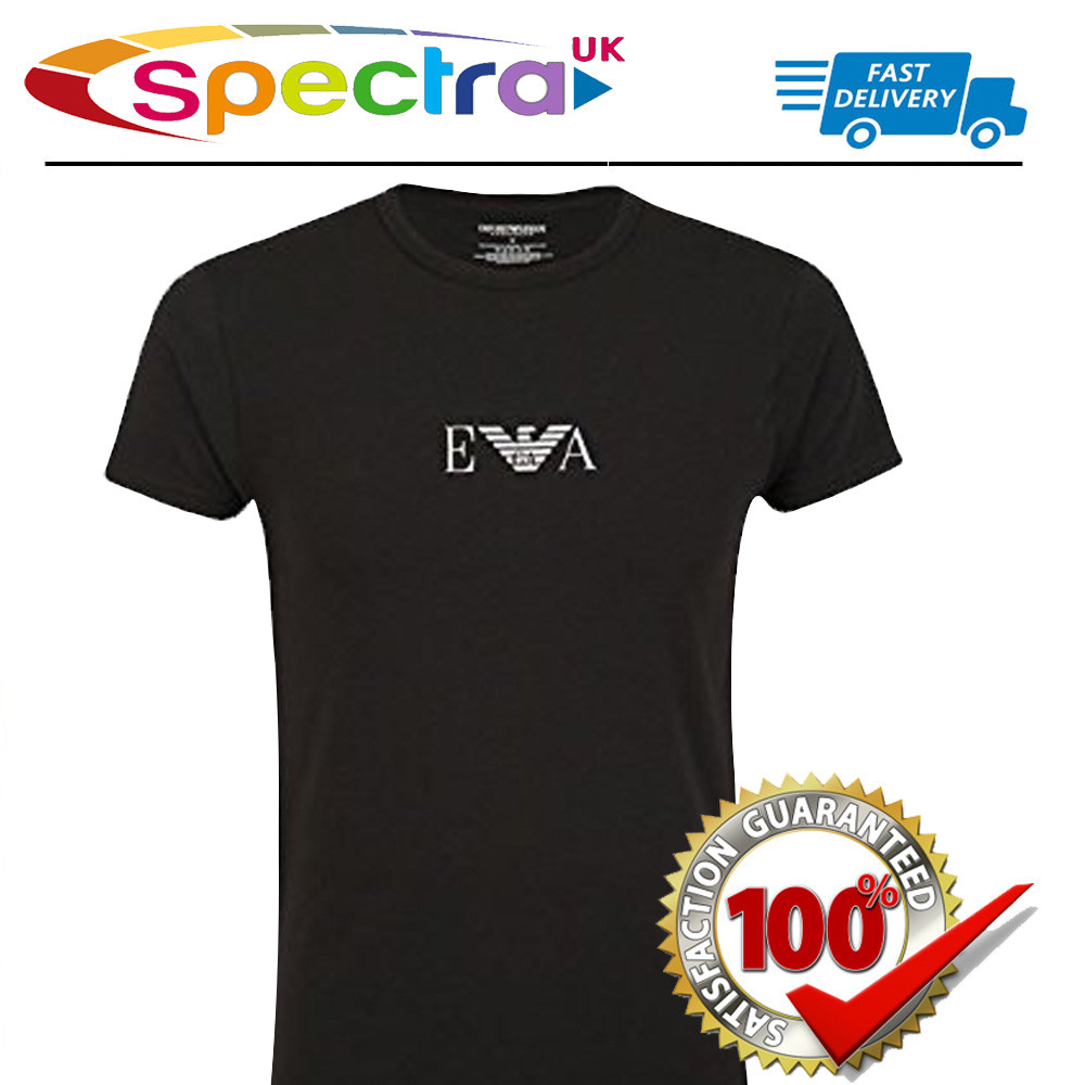 Tシャツ・カットソー EMPORIO ARMANI Men T Shirts EM000943 AF10762 F6085 Grey JERSEY T-SHIRT WITH JACQUARD LOGO - EMPORIO ARMANI - Finizio
