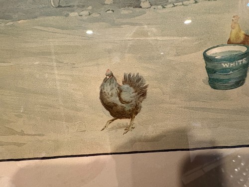 Cecil Aldin White Hart interior courtyard. Signed by artist with Remarque. - Picture 3 of 5