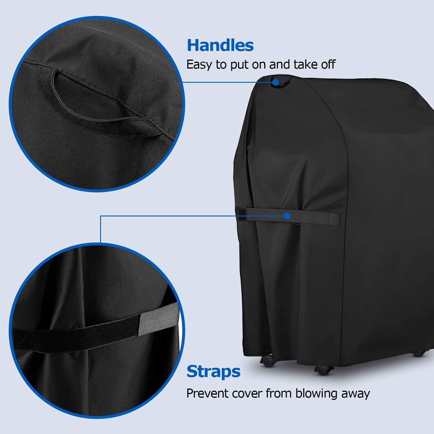 SunPatio 30" Heavy Duty Waterproof Grill Cover for Weber Spirit & Charbroil