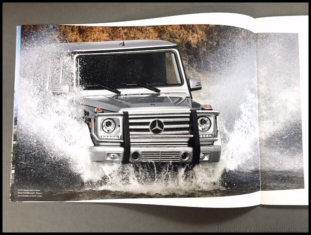 2014 Mercedes Benz G-Class G550 G63 AMG 24-page Car Sales Brochure