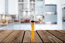 New Sealed Ronco Showtime Giant Liquid Flavor Injector Ron Popeil Food Syringe