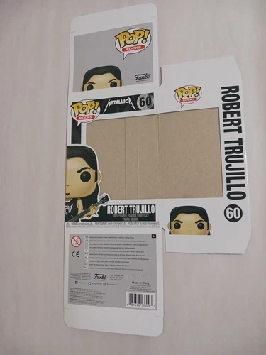 Funko Pop! Vinyl: Robert Trujillo #60 Replacement Box Only Mint