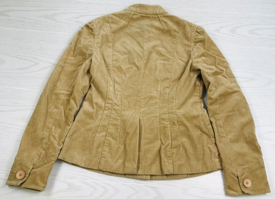 Chaqueta de pana vintage International Concepts para mujer M marrón bolsillos tareas Y2K Foto 2 de 4