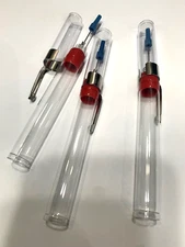 3pc- Refillable Precision Needle PinPoint Oiler(Empty)w/Pocket Clip USA