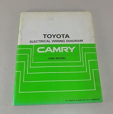 Workshop Manual Toyota Camry electrical wiring diagram Stand 1986