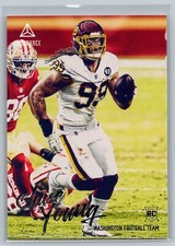 2020 Chronicles Luminance Chase Young Rookie Football Card RC Washington. rookie card picture