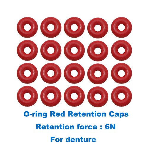 20Pcs Dental O-Ring Kit fits Hiossen Osstem Ball Abutment Retention force 4N/6N - Picture 26 of 31
