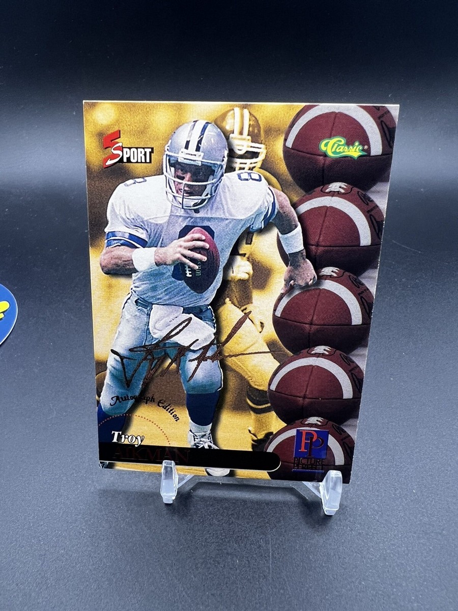 Troy Aikman 1995 Classic Picture Perfect #S95 NFL DALLAS COWBOYS