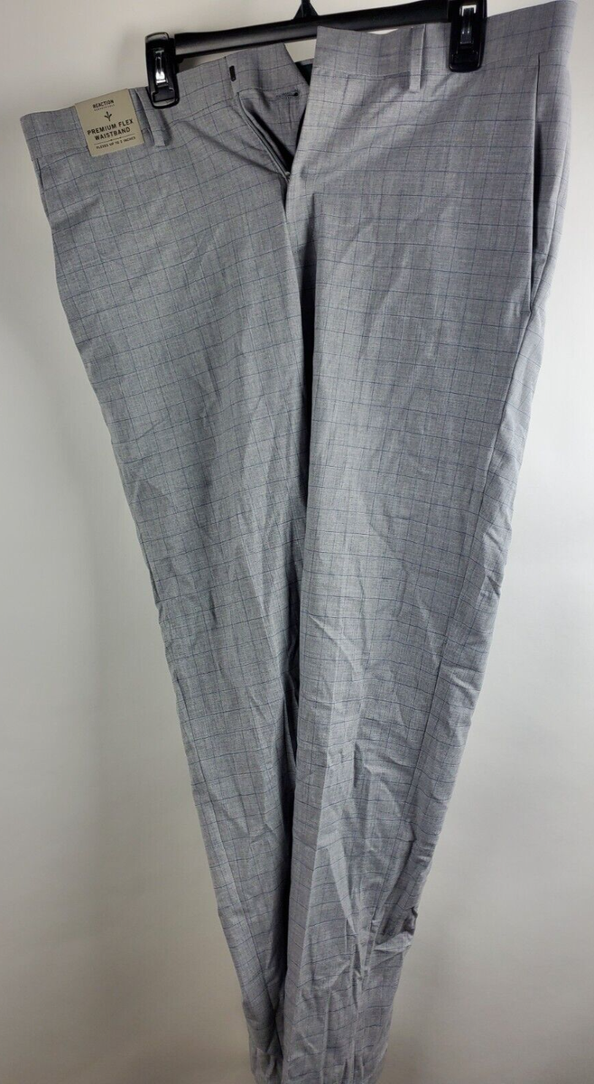 slim fit dress slacks Perry Ellis Outlet Men's Slim Fit Tech 2.0 Suit Pants in Olive/Green, Size 30, Nylon/Elastane main image 1