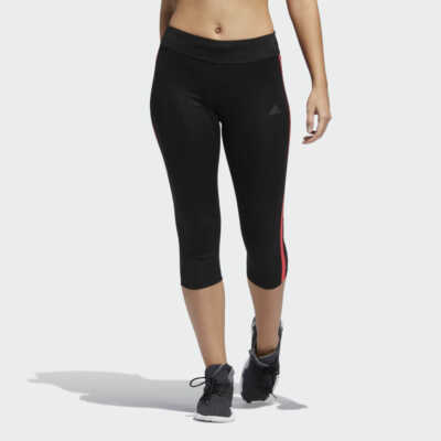 adidas women's running response 3/4 tights xsmall black du0611 01 msrp $50