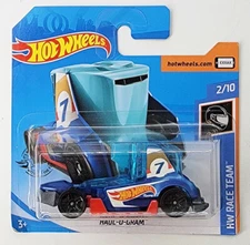 2019 Hot Wheels Short Card HW RACE TEAM 2/10 HAUL-O-GRAM 232/250 BRAND NEW