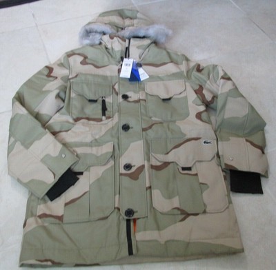 lacoste camo jacket